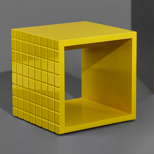 Cubo Chicago Amarillo Cuadrados